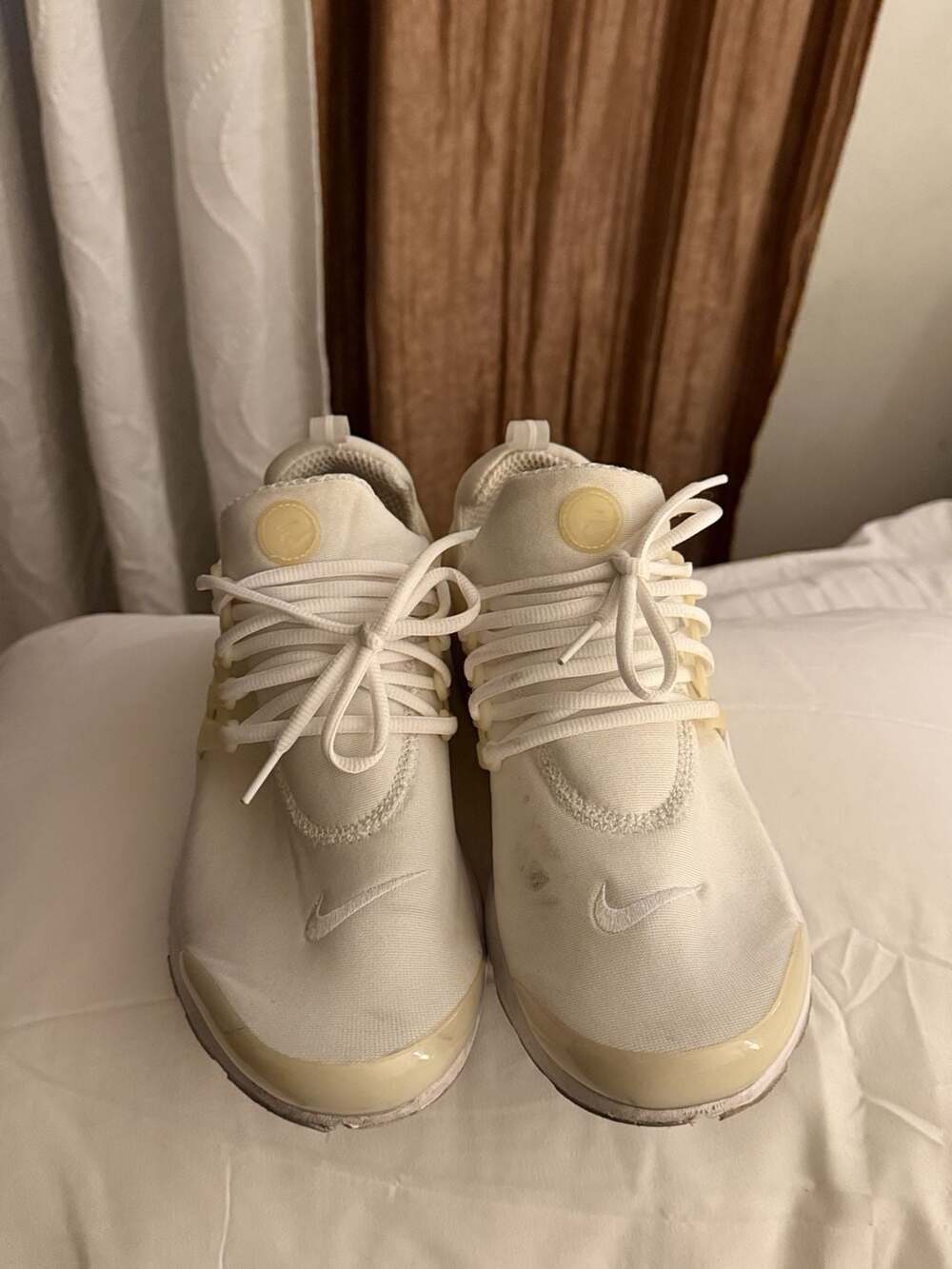 Nike Air Presto White Yellow Casual Sneakers